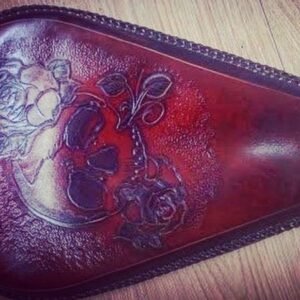 Selle solo cuir rouge « Red Devil »